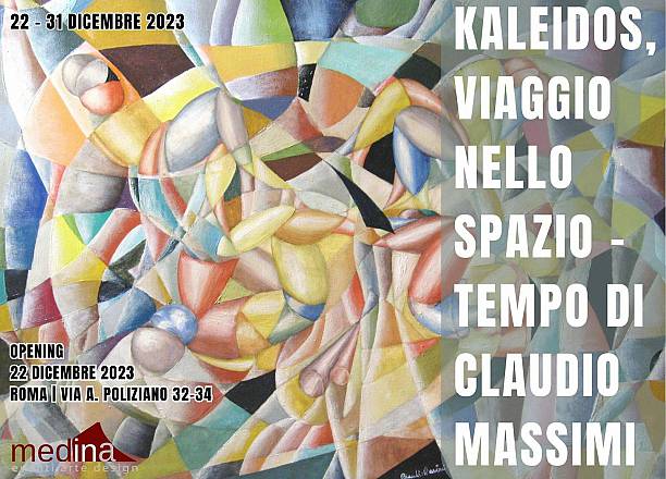 “kaleidos, viaggio nello spazio-tempo di claudio massimi